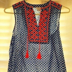 JCrew sleeveless tunic